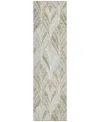 Addison Chantille Acn851 2'3"x7'6" Runner Area Rug In Khaki