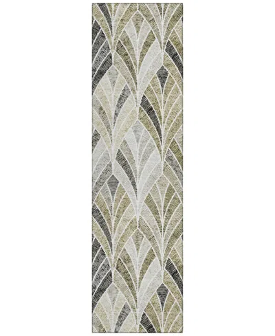 Addison Chantille Acn851 2'3"x7'6" Runner Area Rug In Taupe