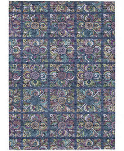 Addison Chantille Acn852 5'x7'6" Area Rug In Navy