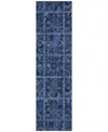 Addison Chantille Acn853 2'3"x7'6" Runner Area Rug In Denim