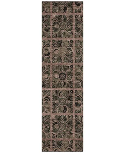 Addison Chantille Acn853 2'3"x7'6" Runner Area Rug In Paprika