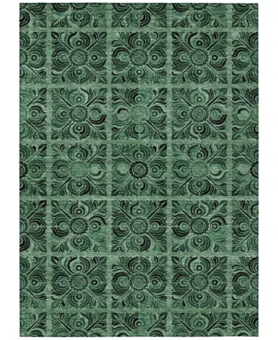 Addison Chantille Acn853 5'x7'6" Area Rug In Green