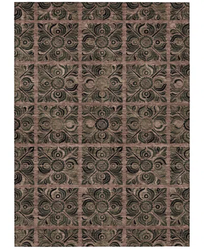 Addison Chantille Acn853 5'x7'6" Area Rug In Paprika