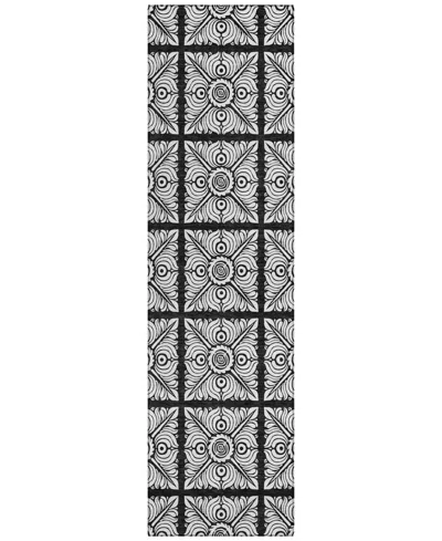Addison Chantille Acn854 2'3"x7'6" Runner Area Rug In Black