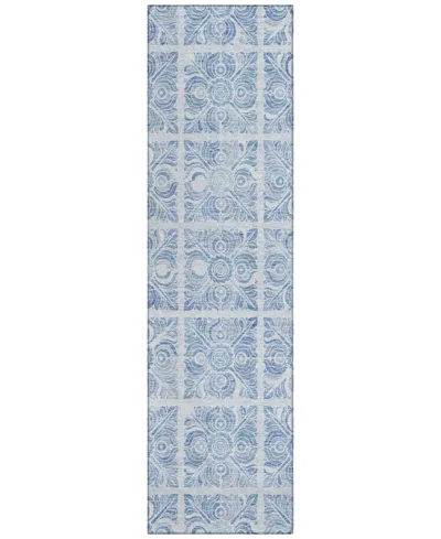 Addison Chantille Acn854 2'3"x7'6" Runner Area Rug In Mist