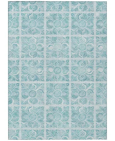 Addison Chantille Acn854 5'x7'6" Area Rug In Turquoise