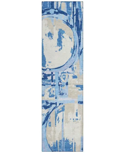 Addison Chantille Acn855 2'3"x7'6" Runner Area Rug In Mist