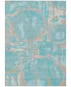 Addison Chantille Acn855 8'x10' Area Rug In Teal