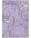 Addison Chantille Acn855 9'x12' Area Rug In Lavender