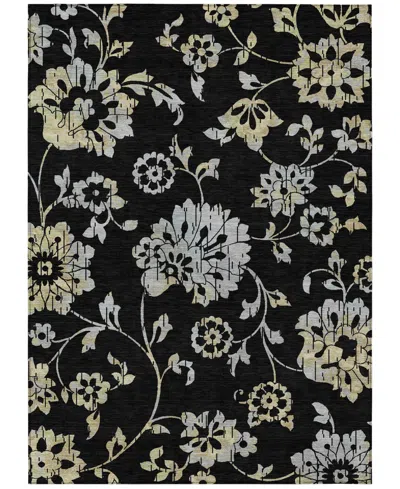 Addison Chantille Acn856 5'x7'6" Area Rug In Black