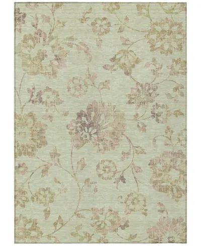 Addison Chantille Machine Washable Acn856 8'x10' Area Rug In Sage