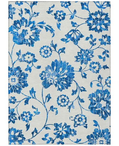 Addison Chantille Machine Washable Acn856 8'x10' Area Rug In White