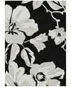 Addison Chantille Machine Washable Acn857 2'6"x3'10" Area Rug In Black