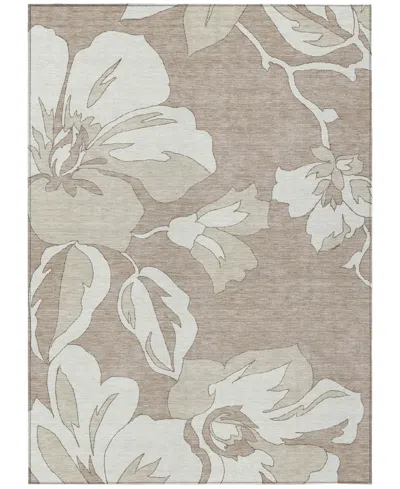 Addison Chantille Machine Washable Acn857 2'6"x3'10" Area Rug In Taupe