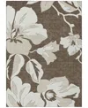 Addison Chantille Machine Washable Acn857 8'x10' Area Rug In Brown