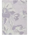 Addison Chantille Acn857 8'x10' Area Rug In Lavender