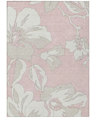 Addison Chantille Machine Washable Acn857 8'x10' Area Rug In Pink