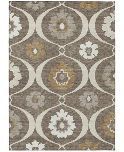 Addison Chantille Machine Washable Acn858 2'6"x3'10" Area Rug In Brown