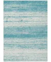 Addison Chantille Machine Washable Acn859 2'6"x3'10" Area Rug In Teal