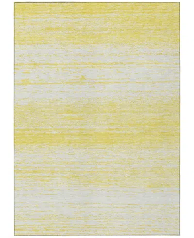Addison Chantille Machine Washable Acn859 2'6"x3'10" Area Rug In Yellow