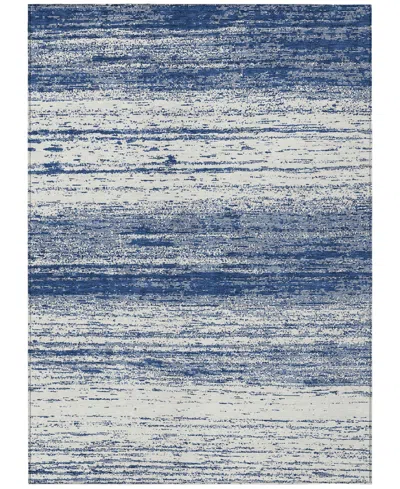 Addison Chantille Machine Washable Acn859 5'x7'6" Area Rug In Navy