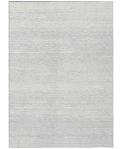Addison Chantille Machine Washable Acn859 5'x7'6" Area Rug In Silver