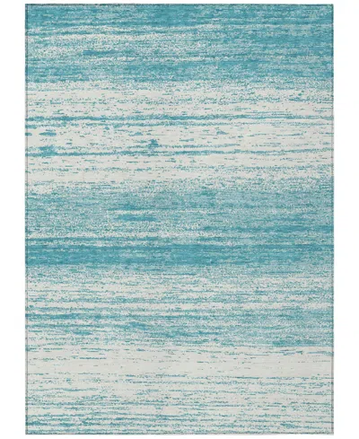 Addison Chantille Machine Washable Acn859 8'x10' Area Rug In Teal