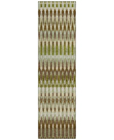 Addison Chantille Acn860 2'3"x7'6" Runner Area Rug In Green