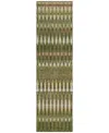 Addison Chantille Acn860 2'3"x7'6" Runner Area Rug In Olive