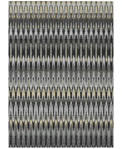 Addison Chantille Acn860 8'x10' Area Rug In Charcoal