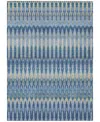 Addison Chantille Machine Washable Acn860 9'x12' Area Rug In Denim