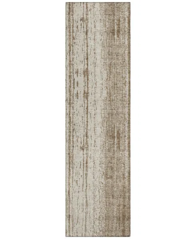 Addison Chantille Acn861 2'3"x7'6" Runner Area Rug In Brown
