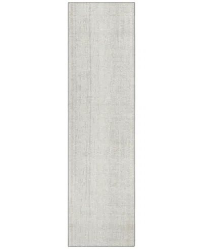 Addison Chantille Machine Washable Acn861 2'3"x7'6" Runner Area Rug In Ivory