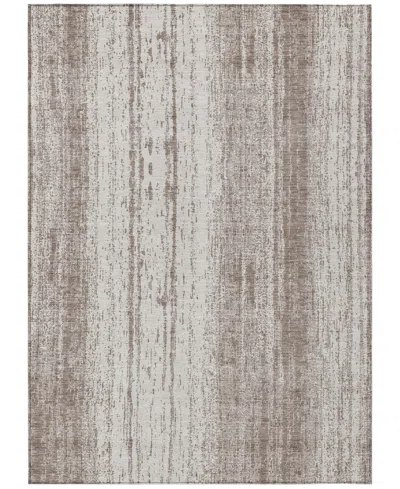 Addison Chantille Machine Washable Acn861 5'x7'6" Area Rug In Taupe