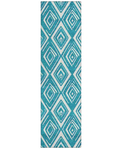Addison Chantille Acn862 2'3"x7'6" Runner Area Rug In Teal
