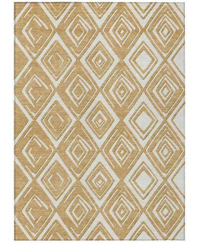Addison Chantille Machine Washable Acn862 2'6"x3'10" Area Rug In Gold