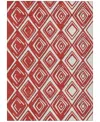 Addison Chantille Acn862 2'6"x3'10" Area Rug In Red