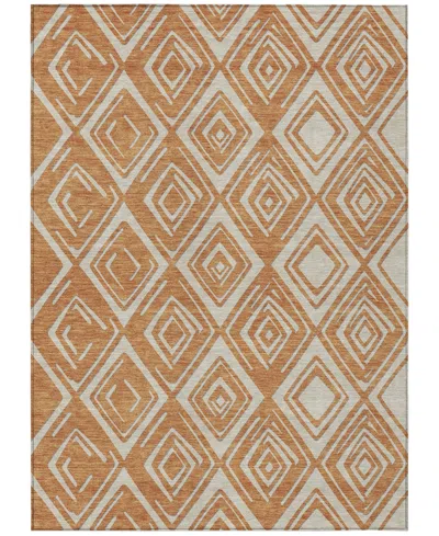 Addison Chantille Acn862 5'x7'6" Area Rug In Paprika
