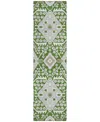 Addison Chantille Acn863 2'3"x7'6" Runner Area Rug In Green