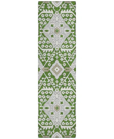 Addison Chantille Acn863 2'3"x7'6" Runner Area Rug In Green