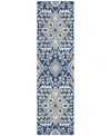 Addison Chantille Acn863 2'3"x7'6" Runner Area Rug In Navy