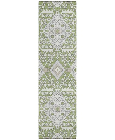 Addison Chantille Acn863 2'3"x7'6" Runner Area Rug In Sage