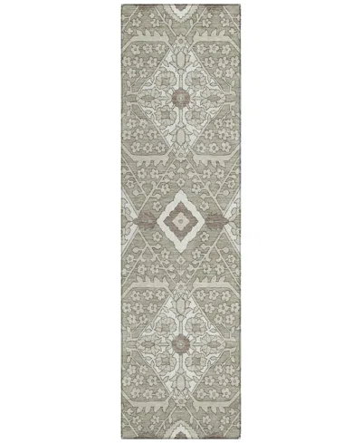 Addison Chantille Acn863 2'3"x7'6" Runner Area Rug In Taupe