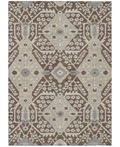 Addison Chantille Acn863 2'6"x3'10" Area Rug In Chocolate