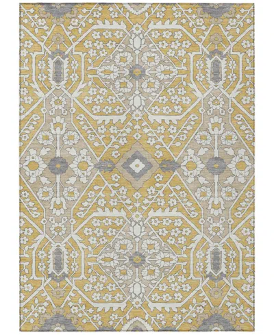 Addison Chantille Acn863 2'6"x3'10" Area Rug In Gold
