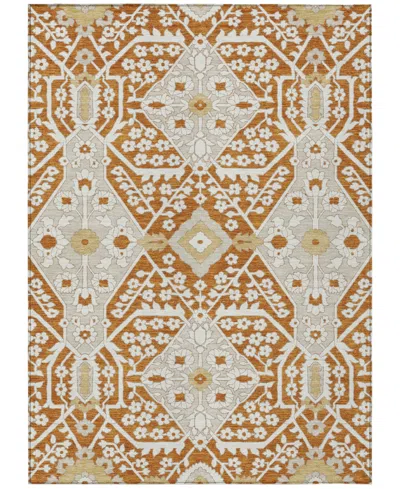 Addison Chantille Acn863 2'6"x3'10" Area Rug In Paprika