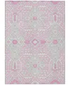 Addison Chantille Machine Washable Acn863 2'6"x3'10" Area Rug In Pink
