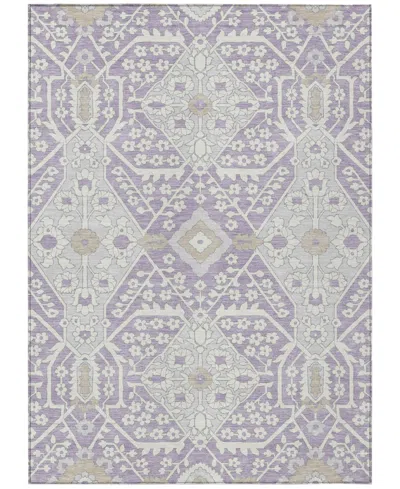 Addison Chantille Acn863 5'x7'6" Area Rug In Lavender