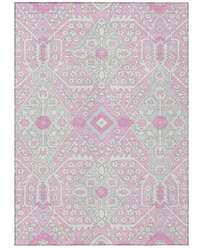 Addison Chantille Acn863 5'x7'6" Area Rug In Pink
