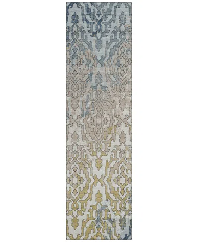 Addison Chantille Acn864 2'3"x7'6" Runner Area Rug In Mist